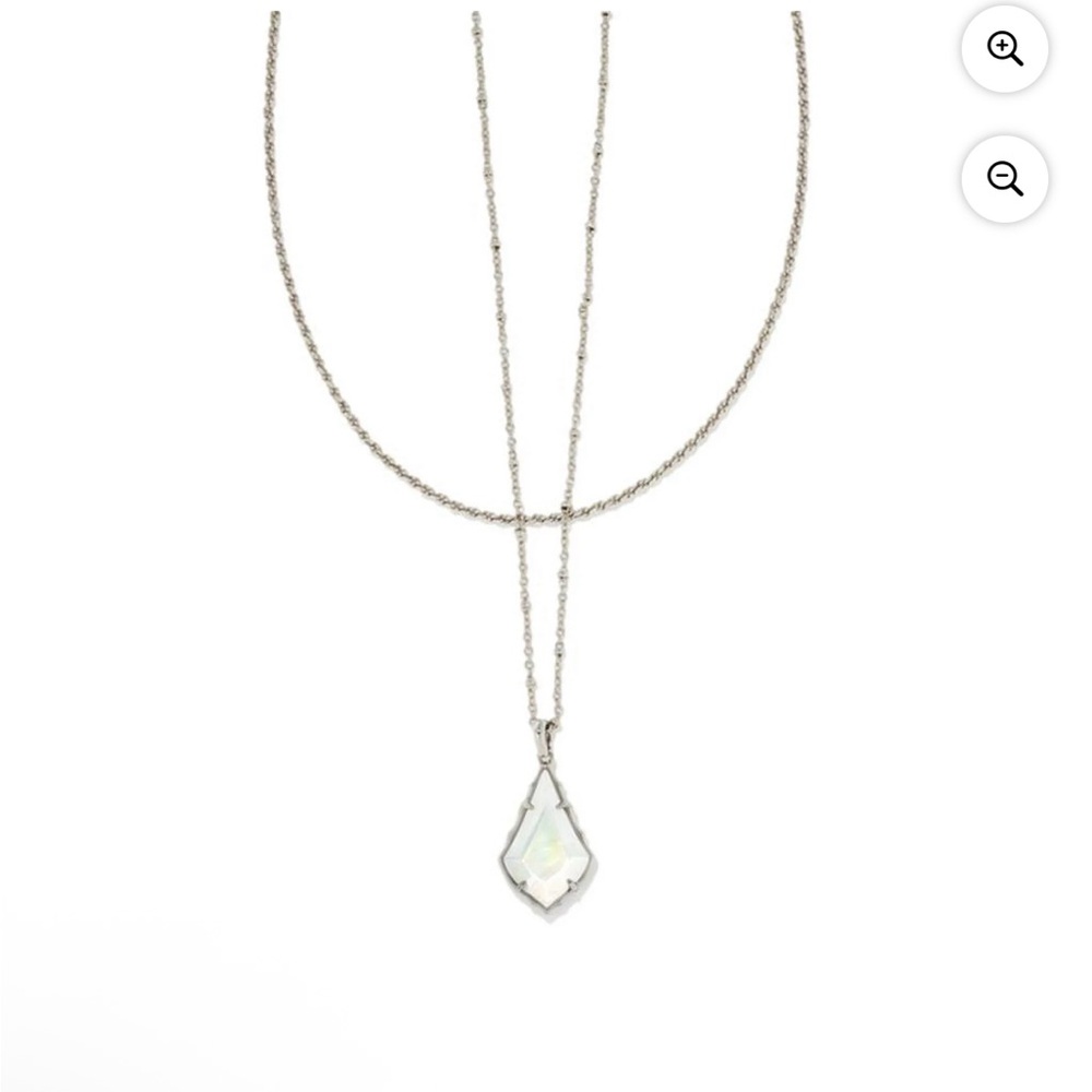 Kendra Scott Faceted Alex Convertible Necklace - Ivory illusion